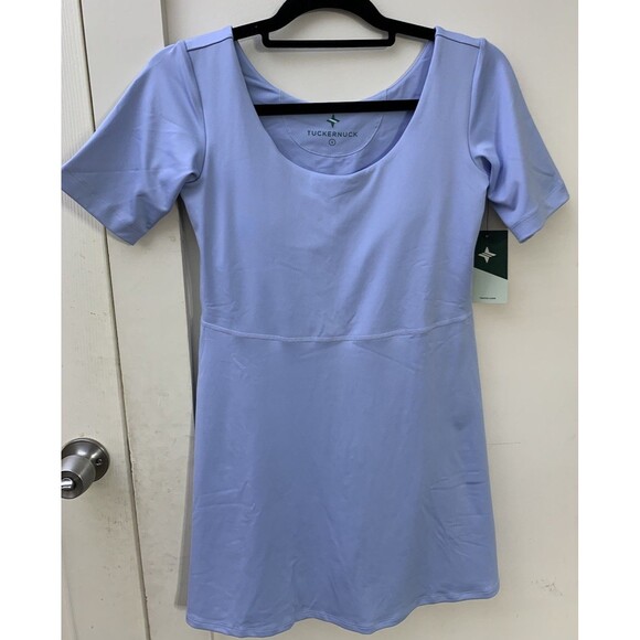 Tuckernuck Step In  Sport Dress S NWT Light Blue Built-In Shorts Pockets - Picture 2 of 15